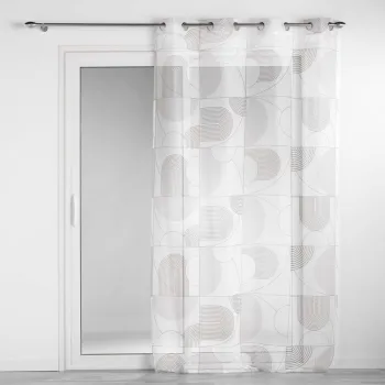 Perdea alba 140x280 cm Esquisse - douceur d'interieur imagine