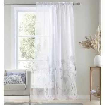 Perdea alba 183x140 cm Meadowsweet Floral - Catherine Lansfield imagine