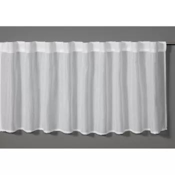 Perdea alba 45x140 cm Jacquard-Voile - Gardinia imagine