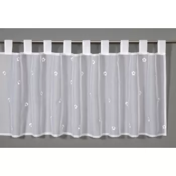 Perdea alba 48x140 cm Voile - Gardinia imagine