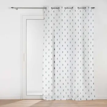 Perdea alba/albastra 140x240 cm Geokid - douceur d'interieur imagine