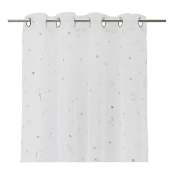 Perdea alba/argintie 140x260 cm Dinos - Casa Seleccion imagine