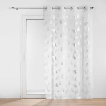 Perdea alba/argintie 140x280 cm Edelia - douceur d'interieur imagine