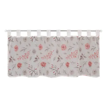 Perdea alba-roz 135x45 cm Rose - Sehlbach imagine