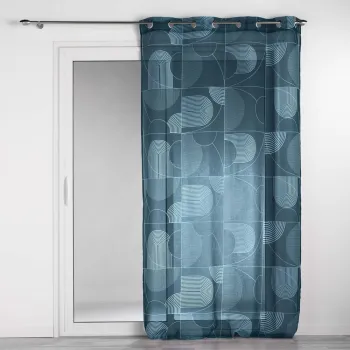 Perdea albastru-inchis 140x280 cm Esquisse - douceur d'interieur imagine