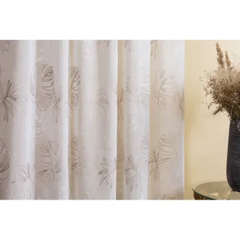 Perdea bej 140x260 cm Cybele - Mendola Fabrics imagine