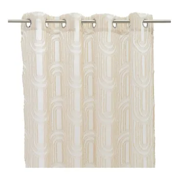 Perdea bej 140x260 cm Relief Arch - Casa Seleccion imagine