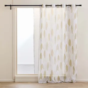 Perdea bej din voal 140x280 cm Kim - douceur d'interieur imagine