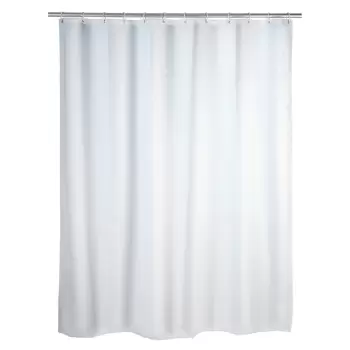 Perdea de baie lavabila Wenko White, 120 x 200 cm imagine