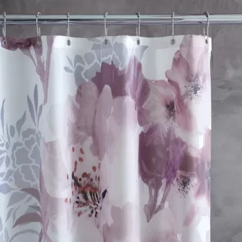 Perdea de dus 180x180 cm Dramatic Floral - Catherine Lansfield imagine