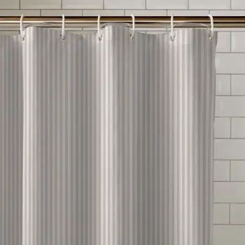Perdea de dus 180x180 cm Timeless Stripe - Catherine Lansfield imagine