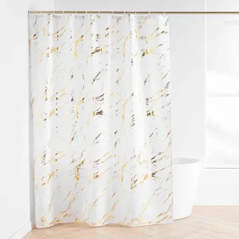 Perdea de dus 180x200 cm Aquamarbre - douceur d'interieur imagine