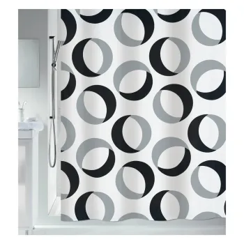 Perdea de dus 180x200 cm Rings - Spirella imagine