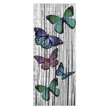 Perdea de usa din bambus 200x90 cm Butterflies - Maximex imagine