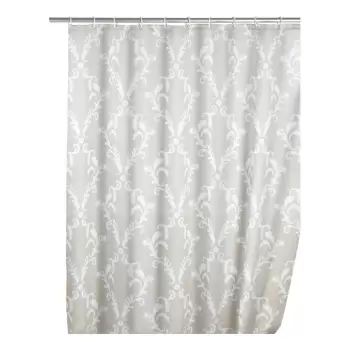 Perdea dus anti mucegai Wenko Baroque, 180 x 200 cm, gri imagine