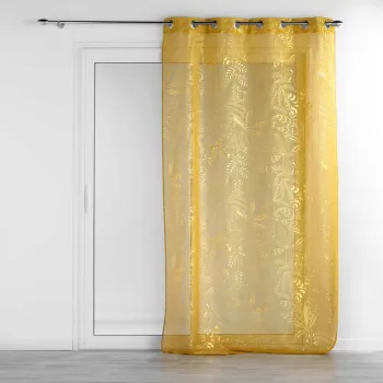 Perdea galbena 140x280 cm Belflor - douceur d'interieur imagine
