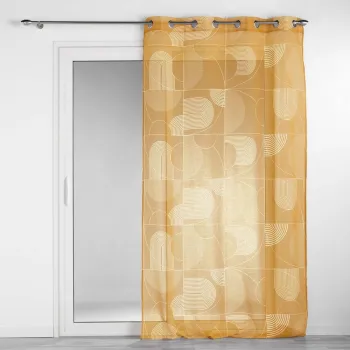 Perdea galbena 140x280 cm Esquisse - douceur d'interieur imagine