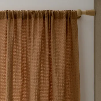 Perdea maro 140x183 cm Muscat Waffle - Pineapple Elephant imagine