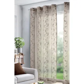 Perdea maro din voal 135x245 cm - Sehlbach imagine