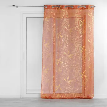 Perdea portocalie 140x280 cm Belflor - douceur d'interieur imagine