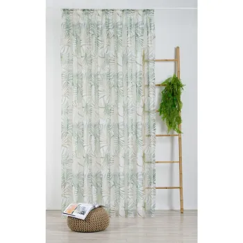 Perdea verde-bej 300x260 cm Palmas - Mendola Fabrics imagine