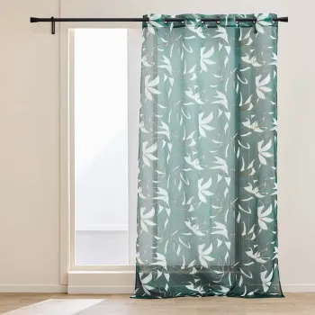 Perdea verde din voal 140x240 cm Elsa - douceur d'interieur imagine
