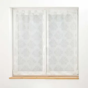 Perdele albe 2 buc. 60x120 cm Levita - douceur d'interieur imagine