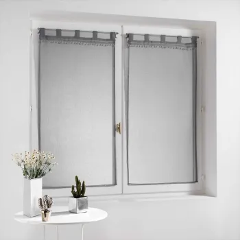 Perdele gri 2 buc. 60x120 cm Poupette - douceur d'interieur imagine