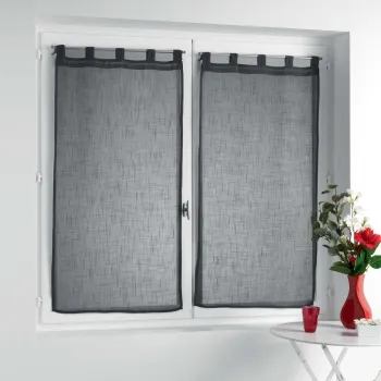 Perdele gri-antracit 2 buc. 60x160 cm Zazy - douceur d'interieur imagine