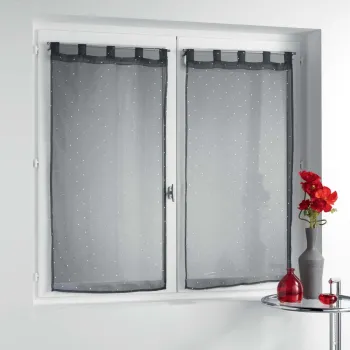 Perdele gri-antracit 2 buc. 60x90 cm Orion - douceur d'interieur imagine
