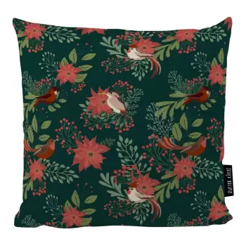 Perna cu motive de Craciun Butter Kings Christmas Plants, 45 x 45 cm imagine