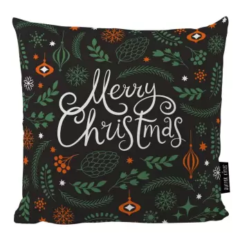 Perna cu motive de Craciun Butter Kings Very Merry, 45 x 45 cm imagine