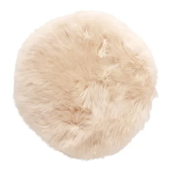 Perna de scaun blana de oaie o 38 cm Prim - Hubsch imagine