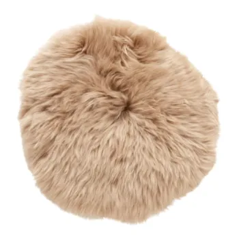 Perna de scaun blana de oaie o 38 cm Prim - Hubsch imagine