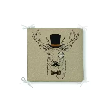 Perna de scaun din amestec de bumbac Minimalist Cushion Covers Agent, 42 x 42 cm imagine