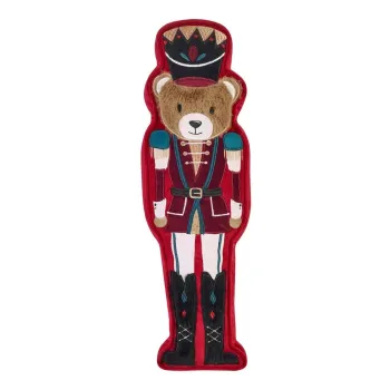 Perna decorativa 20x30 cm cu model de Craciun Christmas Nutcracker Bear - Catherine Lansfield imagine