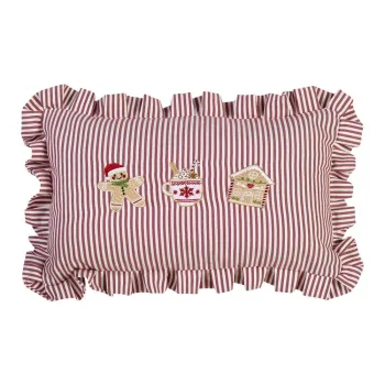 Perna decorativa 30x50 cm cu model de Craciun Christmas Gingerbread Stripe - Catherine Lansfield imagine