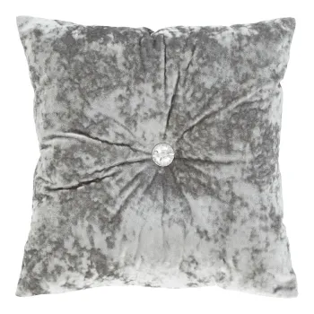 Perna decorativa 45x45 cm Crushed Velvet Diamante - Catherine Lansfield imagine