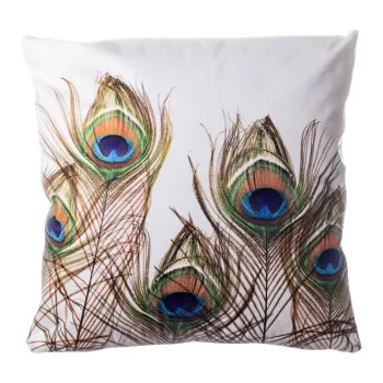 Perna decorativa 45x45 cm Peacock Feathers - JAHU collections imagine