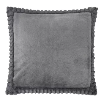 Perna decorativa 55x55 cm Velvet and Faux Fur - Catherine Lansfield imagine