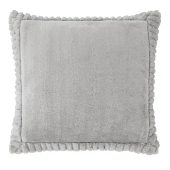 Perna decorativa 55x55 cm Velvet and Faux Fur - Catherine Lansfield imagine