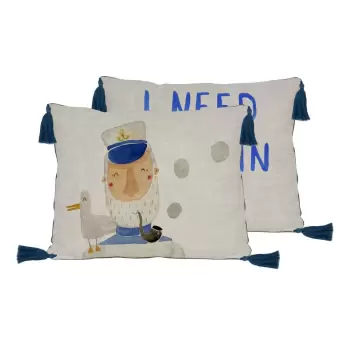 Perna decorativa cu amestec de in Little Nice Things Captain, 50 x 35 cm imagine