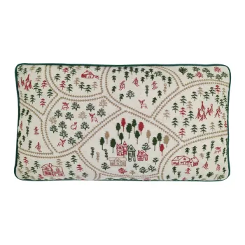 Perna decorativa din amestec de in 30x50 cm Ski Village - Catherine Lansfield imagine