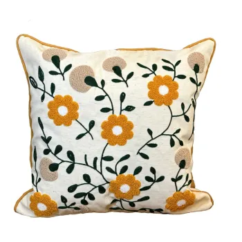 Perna decorativa din amestec de in 43x43 cm - Mila Home imagine