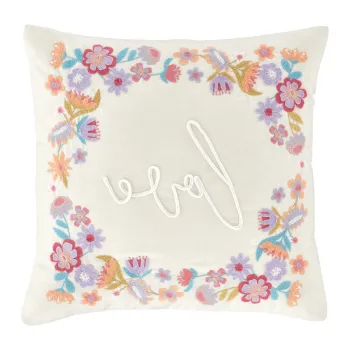 Perna decorativa din amestec de in 45x45 cm Love - Catherine Lansfield imagine