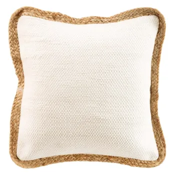 Perna decorativa din amestec de iuta 45x45 cm Akina - douceur d'interieur imagine