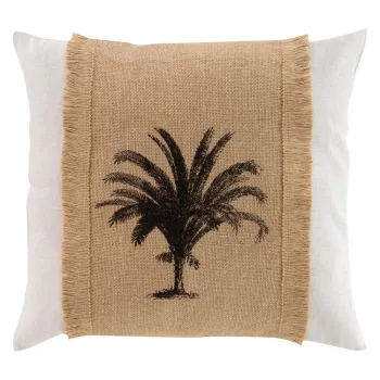 Perna decorativa din amestec de iuta 45x45 cm Rico - douceur d'interieur imagine