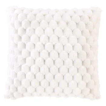 Perna decorativa din blana artificiala 45x45 cm Frosty - douceur d'interieur imagine