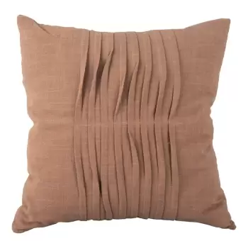 Perna decorativa din bumbac PT LIVING Wave, 45 x 45 cm, maro imagine