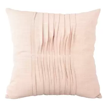 Perna decorativa din bumbac PT LIVING Wave, 45 x 45 cm, roz imagine
